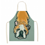 Namai Mielas &Scaron;uo Virtuvės Prijuostės Moterims Berankovės Medvilnės Lino Prijuostės Namų Gaminimui Kepimui Seilinukai Valymo Įrankiai Delantal Cocina 47x38cm
