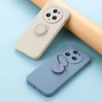 &bdquo;Huawei Honor Magic 5 Pro&ldquo; žiedinio stovo laikiklio vienspalvis silikoninis galinis dėklas &bdquo;Honor V40Lite V30 V20 Ultra&ldquo; fotoaparato objektyvas apsaugo telefono dangtelį For Honor V40 raudona