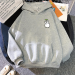 Vyri&scaron;ki ir moteri&scaron;ki ilgomis rankovėmis studija Ghibli Hoodie Totoro Megztiniai Megztiniai Rudens Žiema Japonijos Anime Spausdinimas S