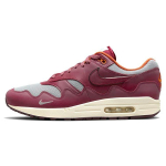 Patta x Nike Air Max 1 Rush Maroon Unisex Sportbačiai Raudoni Metalizuoti-Sidabriniai DO9549-001 35.5