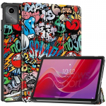 Odiniai dėklai, skirti Lenovo Tab M11 Xiaoxin Pad 2024 Case 11 colių trigubai sulankstomas stovas Smart Tablet dangtelis, skirtas Lenovo Tab M11 smūgiams atsparus dangtelis Tab M11 11 inch