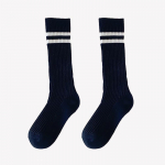 1 pora mados mokyklinių kojinių vaikams berniukui mergaitei Simplicity vienspalvės dryžuotos blauzdos kojinės vaikams pavasario rudeninės mink&scaron;tos medvilninės kojinės L smėlis