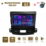 Kūrybi&scaron;kas Android automobilio radijo daugialypės terpės vaizdo grotuvas, skirtas Mitsubishi Outlander 2005-2011 su mygtuko rankenėle Carplay WiFi BT 2 Din 2+32GB