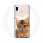 Coque pour samsung galaxy A40 Somali Race de chats