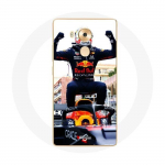 Coque pour Huawei Mate 8 Formule 1 Max Verstappen Pilote automobile F1 noir rouge et jaune
