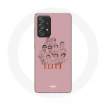 Coque pour Samsung Galaxy A33 5G Elite Saison 5 Affiche personnages Fanart Logo