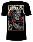 Metallica Mirties Pjovėjas Juodas Klasikinio Roko Metalo Grupės Mar&scaron;kinėliai Unisex S