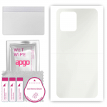 apgo MATTE Protective Skin Sticker for the back compatible with Motorola Moto G Stylus 2023, Wrap Film, Hydrogel Film, Flexible, Soft TPU with positio