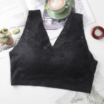 Besiūlės, kvėpuojančios, nėrinės &bdquo;push Up&ldquo; liemenėlės moterims Sexy Wire Be Wire Vir&scaron;utinis apatinis trikotažas V formos i&scaron;kirpte Bralette apatiniai apatiniai XXXL