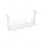 Pagrindinis Stalo apačios maitinimo lizdo laikiklis Pakabinamas stovo vielos krep&scaron;elio tvarkyklė pilka spalva