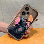 Mink&scaron;tas silikoninis kvadratinių kopėčių spausdinimo ra&scaron;tų telefono korpusas, pilnas dangtis, fotoaparatas, atsparus smūgiams, guminis dėklas, skirtas Xiaomi Redmi Redmi 10A tamsiai raudona spalva