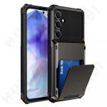 Dėklas, skirtas Samsung Galaxy S24 S23 S22 S21 Ultra A55 A35 A54 A15 A34 5G Plus piniginės kortelės laikiklio lizdas, įbrėžiamas buferis, tvirtas TPU dangtelis Samsung A55 5G