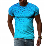 &bdquo;Raindrop Creative Pattern&ldquo; vyri&scaron;ki 3D spausdinti mar&scaron;kinėliai, madingi, atsitiktiniai, natūralios gamtos vaizdai. 3XL