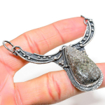 Natural Stingrey Coral Gemstone 925 Sterling Silver Gift Pendant 2.64 t8o57