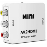 Convertisseur Vid&eacute;o RGB, RCA vers HDMI pour Console Retro, Camescope, Magnetoscope [AV2HDMI]