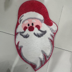 Kalėdinis vonios kilimėlio plotas Dekoratyvinis neslystantis animacinis kiliminis vonios kambarys gyvenamajam kambariui Snowman