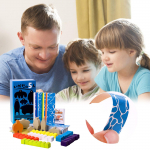 Vikrumo vakarėlio žaidimas Pastatykite didžiausią ir sukraukite savo lobių skrynias Pramogos 1-6 žaidėjams nuo 7 metų One Size