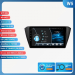 Hizpo &bdquo;Carplay 4G 9&ldquo; automobilio radijas su &bdquo;Android&ldquo; ry&scaron;iu, skirtas &bdquo;Skoda Fabia 3 III&ldquo; 2015 2016 2017 2018 2019 m. multimedijos grotuvas su navigacija, GPS, 2 DIN stereofoninis DSP, &bdquo;Bluetooth&ldquo; DVR W5 8Core 4G 64G AI