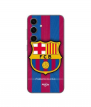Coque - Maniacase - Samsung Galaxy S25 Plus - Silicone - Souple - FC Barcelona logo juoda