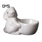 Keraminis zuikio kiau&scaron;inių puodelis Pusryčių stalo dekoras Kiau&scaron;inių laikiklis Triu&scaron;io kiau&scaron;inių stovas mink&scaron;tiems virtiems kiau&scaron;iniams Namų Velykų dekoravimas A