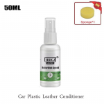 50/100ml Plastiko atnaujintojas automobilio salono kondicionieriui, lėtinantis oksidaciją, sėdynių odai, skystas va&scaron;kas, atnaujinantis, detalizuojantis valiklis, pur&scaron;kiklis 50ml