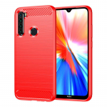 Dėklas Redmi Note 8 2021 Dėklas Redmi Note 8 8T 6,3 colio Smūgiams atsparus Mink&scaron;tas Silikoninis Apsauginis Bamperis Redmi Note 8 Pro For Redmi Note8T raudona