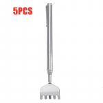 Ne&scaron;iojamas Reguliuojamas I&scaron;traukiamas Nugaros Kasytuvas Nerūdijančio Plieno Niežulį Mažinantis Nagas Masažuoklis Kasymui Vyresnio Amžiaus Žmonėms Nugaros Masažui