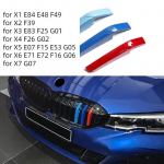 3vnt Automobilių grotelių apdailos juostelė BMW X1 X2 X3 X4 X5 X6 X7 E84 F48 F49 F39 E83 F25 G01 F26 G02 E70 F15 E53 G05 E71 E72 F16 G06 G07 BMW X6 [2012/2014]