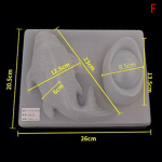 1vnt Creative Koi Carp silikoninių pyragų formelės 3D muilo formavimo formelės pasidaryk kepimo įrankiai F