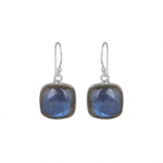 Labradorito brangakmenio sidabrinis auskaras 925 prabos sidabras rankų darbo papuo&scaron;alas dovana jai mėlyna