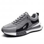 Vyri&scaron;ki Prabangūs Sneakers Sportiniai Batai Bėgimo Batai Vyri&scaron;ki Laisvalaikio Neslystantis Storas Dugnas Kasdieniai Sneaker Madingi Batai Stambūs sportbačiai 44 pilka spalva