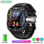 2026 Skirta Xiaomi Lauko karinė LED ap&scaron;vietimo vyri&scaron;ka i&scaron;manioji laikrodis Bluetooth skambutis IP68 atsparus vandeniui &Scaron;irdies ritmo sportinis vyri&scaron;kas i&scaron;manioji laikrodis