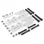 2 colių ATV pakėlimo komplektas i&scaron; ruo&scaron;inio aliuminio, priedas, tinkantis Yamaha Rhino 450 660 700 2004&ndash;2009 m.