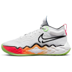 Nike Air Zoom GT Run EP sportbačiai, balti, neoniniai, unisex, juodai žali, su gobtuvu. 43