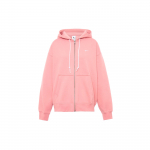Nike Solo Swoosh su pamu&scaron;alu i&scaron; vilnos užtraukiamas džemperis su rai&scaron;teliu Vyri&scaron;kas džemperis Stardust-Red DR0404-618 XL
