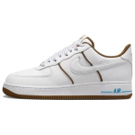 Nike Air Force 1 07 LX Balti &Scaron;viesiai Briti&scaron;ki Tan Vyri&scaron;ki Sportbačiai Photo-Blue FN5757-100 40.5
