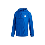 Adidas Originals Trefoil Hip Vėjo Striukė su Gobtuvu Vyri&scaron;ka Striukė Karali&scaron;kai Mėlyna EE2953 M