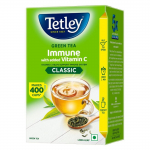 Tetley Palaidi Žaliosios Arbatos Lapeliai 500g Pakuotė Klasikinis Skonis &Scaron;velnus Mink&scaron;tas Skonis 400 Puodelių Daug Antioksidantų