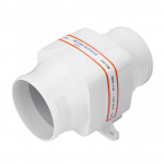 4 col. Įmontuojamas jūrų triumo oro pūstuvas, tylus, galingas ventiliatorius jachtai, karavanui juoda