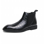 Žiema Naujas Eleganti&scaron;kas Madingas Sidabrinis Vyri&scaron;kas Aulinukas Auk&scaron;tos Kokybės Auk&scaron;takulnis Batai Vyri&scaron;ki Prabangūs Proginiai Batai Atsparūs Dilimui Padai 46 juoda