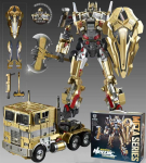 31CM Transformuojamas Optimus Prime Robotas Automobilis Žaislai Sunkvežimio Galva Metaliniai Ginklai Kostiumas Auksinis Juodas Autobotų Veiksmo Figūrėlė Modelis Žaislai Dovana auksas