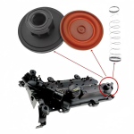 Karterio ventiliacijos membranos komplektas 1.4 HDi/TDCi Citroen C2 C3 Peugeot 206 307 Mazda 2 Fiesta Fusion 9645371180 9646698680 0361.N4 brown