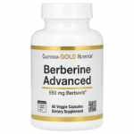 California Gold Nutrition, Berberine Advanced, Berbevis Phytosome, 550 mg, 60 daržovių kapsulių