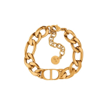 Dior 30 Montaigne Vintažinė raidžių apyrankė Moteri&scaron;ki aksesuarai Auksinė B1313MTGMT-D907 Gold