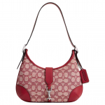 Coach Hamptons 26 Signature ra&scaron;to audinio ir odos peties rankinė Vidutinė moteri&scaron;ka peties rankinė Sidabrinė Rubinė Dramblio kaulo CY931-LHXJA Basic Set (Bag+Dust Bag)