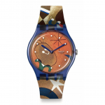 MOTERI&Scaron;KAS PAUK&Scaron;TIS MĖNESIENOJE Laikrodis Naujas Gent SO29Z136 [Swatch] MIRO'S & mėlyna
