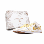 Jordan Air Jordan 1 Vintažiniai krep&scaron;inio batai Vyri&scaron;ki žemi Auksiniai 553558-146(Komanda740-) 38