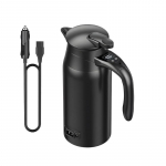 Didelės talpos elektrinis virdulys automobiliui 800ml su skaitmeniniu temperatūros valdymu, dvigubos sienelės izoliacija, 12V 24V universalus 1
