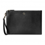 Gucci GG Marmont Sidabrinis Logotipas Odinė Delninė Vyri&scaron;ka Delninė Juoda 475317-0YK0N-1000 Basic Set (Bag+Dust Bag)