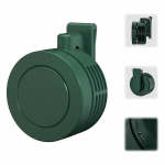 Tylus mini ventiliatorius su spaustuku, ne&scaron;iojamas, kabinamas ant juosmens, įkraunamas per USB, 3 greičių, skirtas namams, lauko sportui rožinė